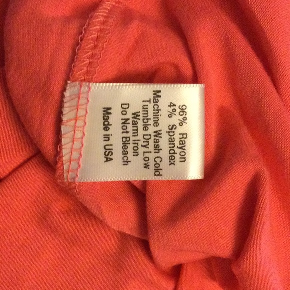 Jarrett Bay Strapless Coral Stretch Maxi Dress NWT Medium - Picture 10 of 10